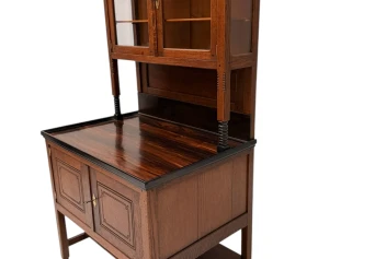 Arts & Crafts Cupboard by Jac. van den Bosch for 't Binnenhuis, 1900s